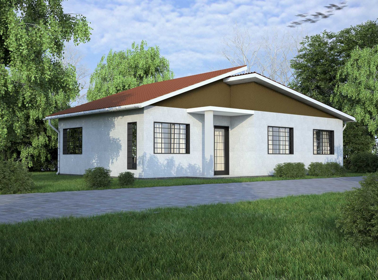 Semipermanent Houses Kenya  Modern  House 