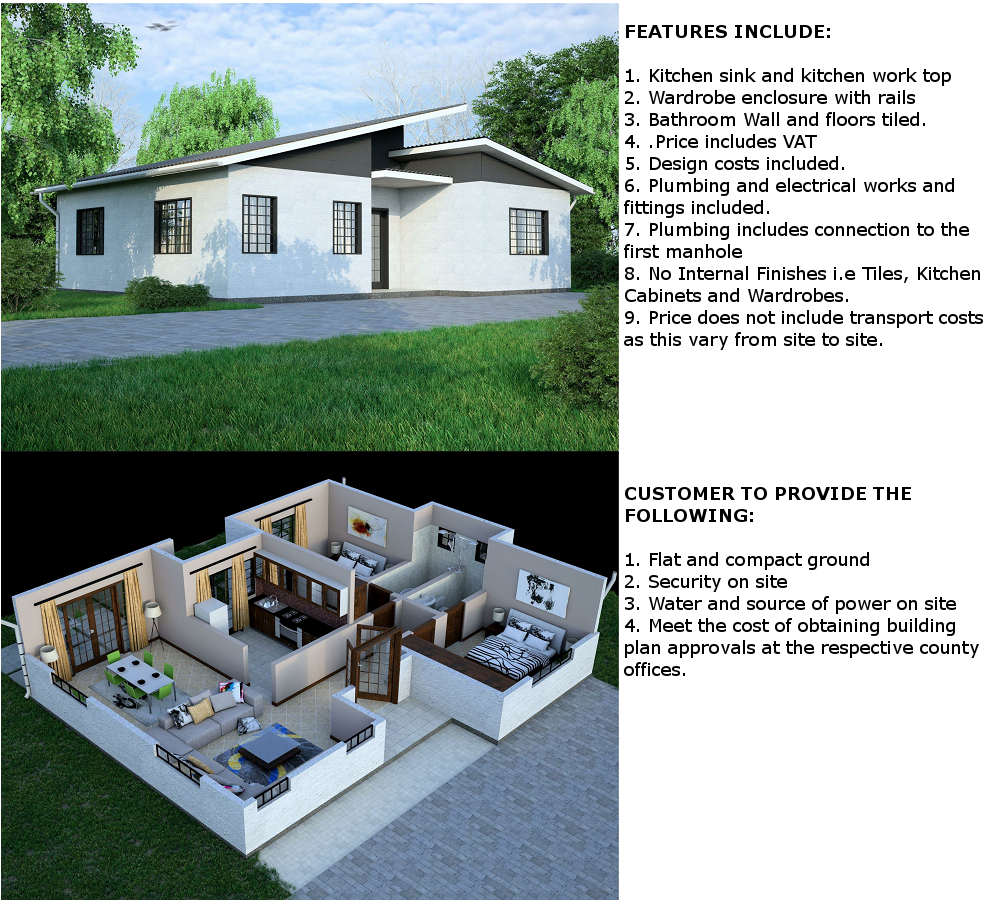 Simple 2 Bedroom House Plans In Kenya Pdf - Nataliehe